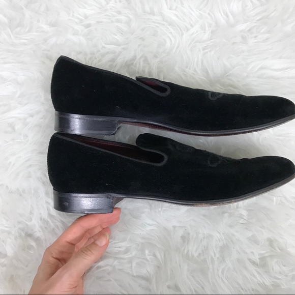 Dolce & Gabbana Men's Embroidered Velvet Slippers - Picture 4 of 8